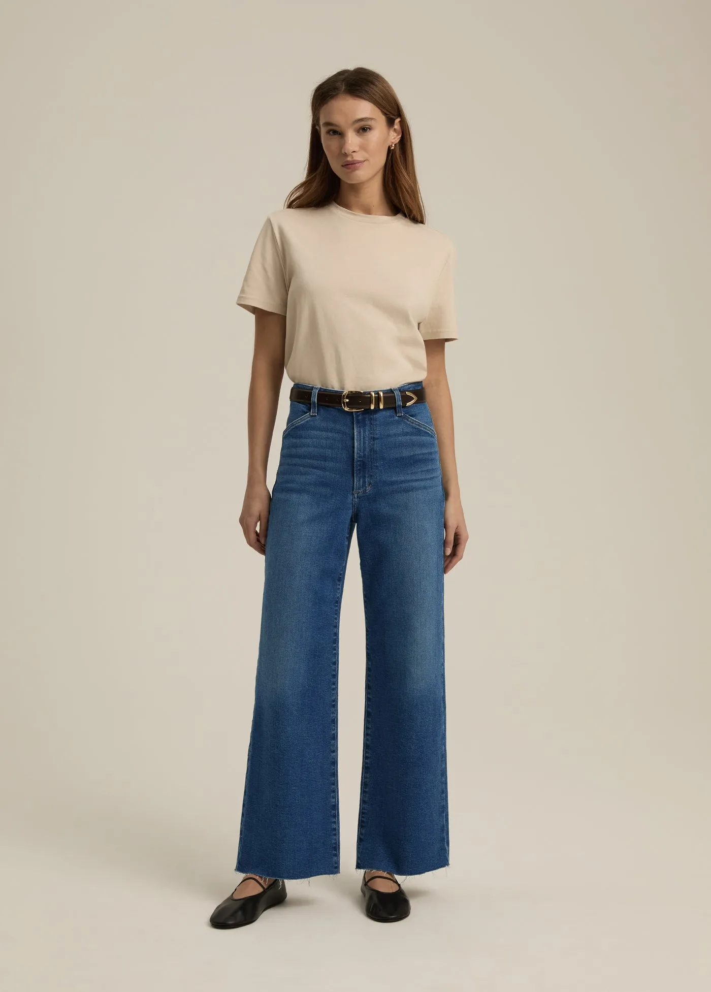 THE MISCHA SUPER HIGH RISE WIDE LEG ANKLE sold by Favorite Daughter product image thumbnail 2