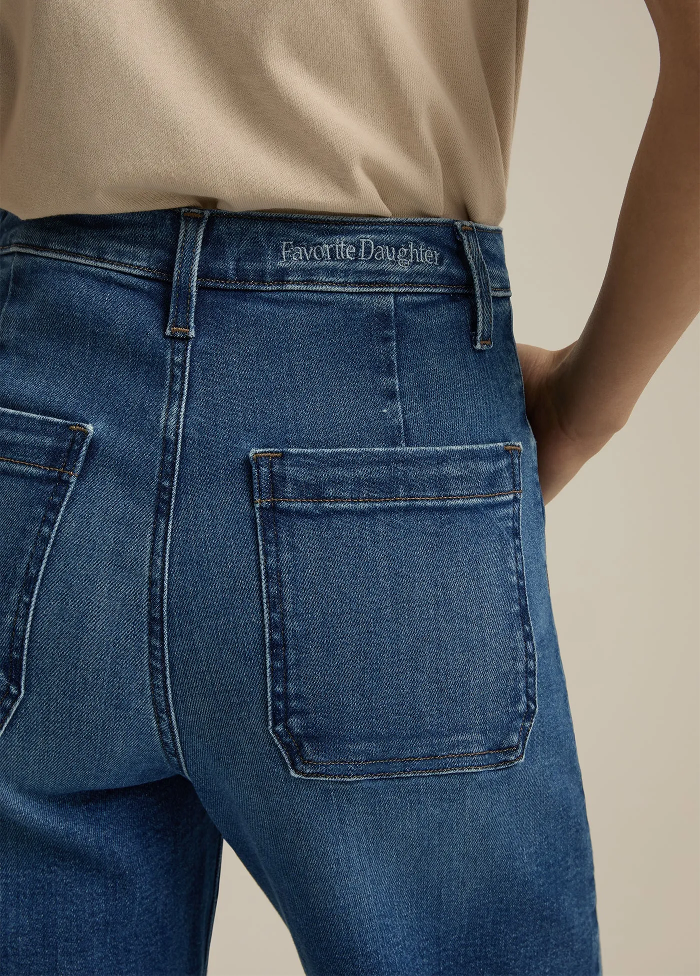 THE MISCHA SUPER HIGH RISE WIDE LEG ANKLE sold by Favorite Daughter product image thumbnail 4