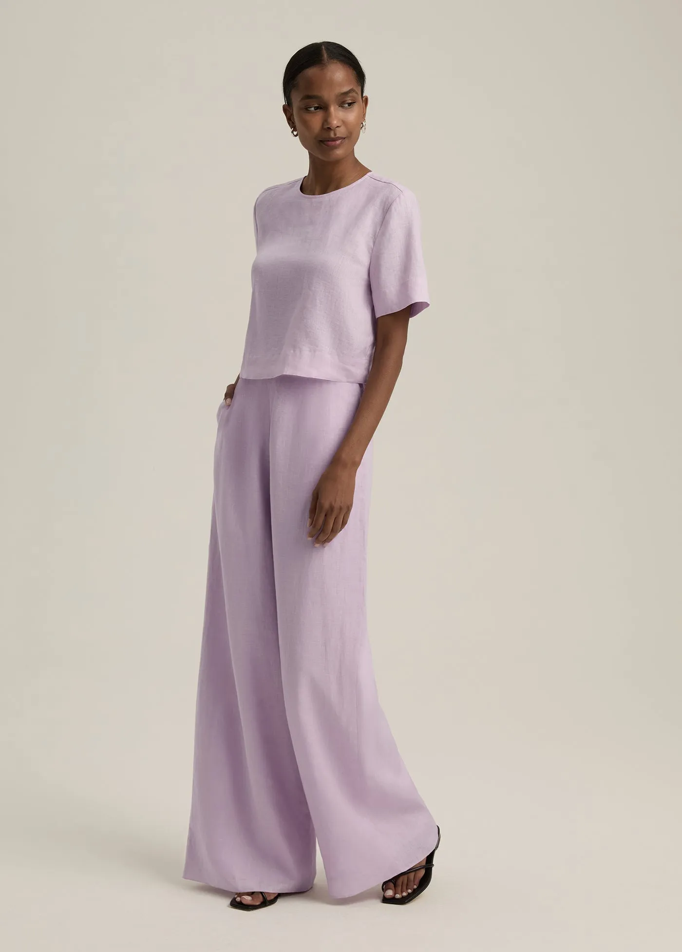 WIDE LEG LINEN PANT sold by Favorite Daughter product image thumbnail 3