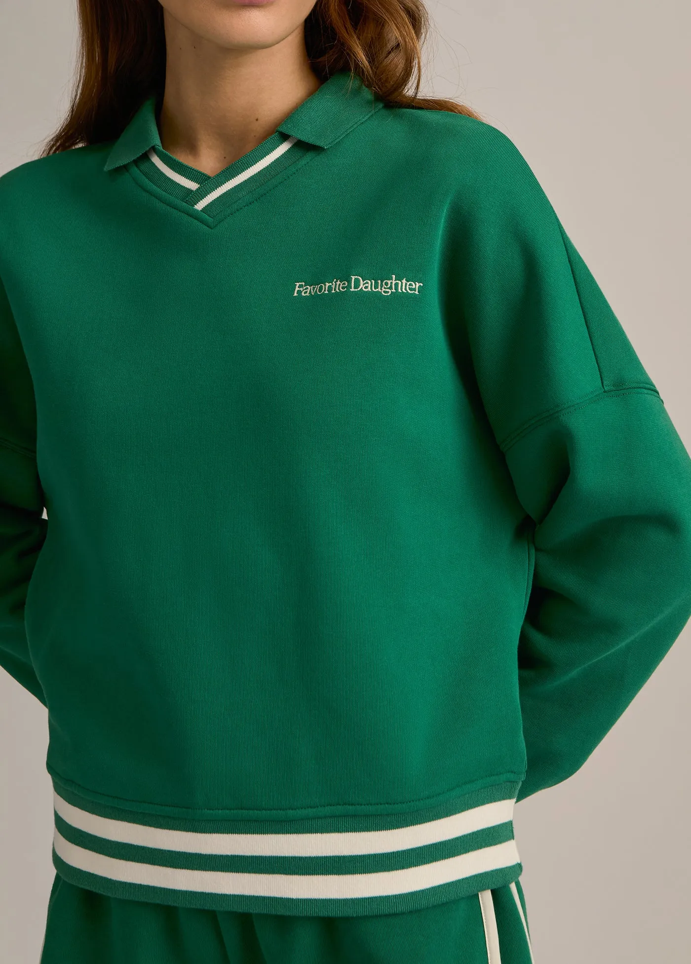 THE IVY LEAGUE RUGBY SWEATER sold by Favorite Daughter product image thumbnail 2