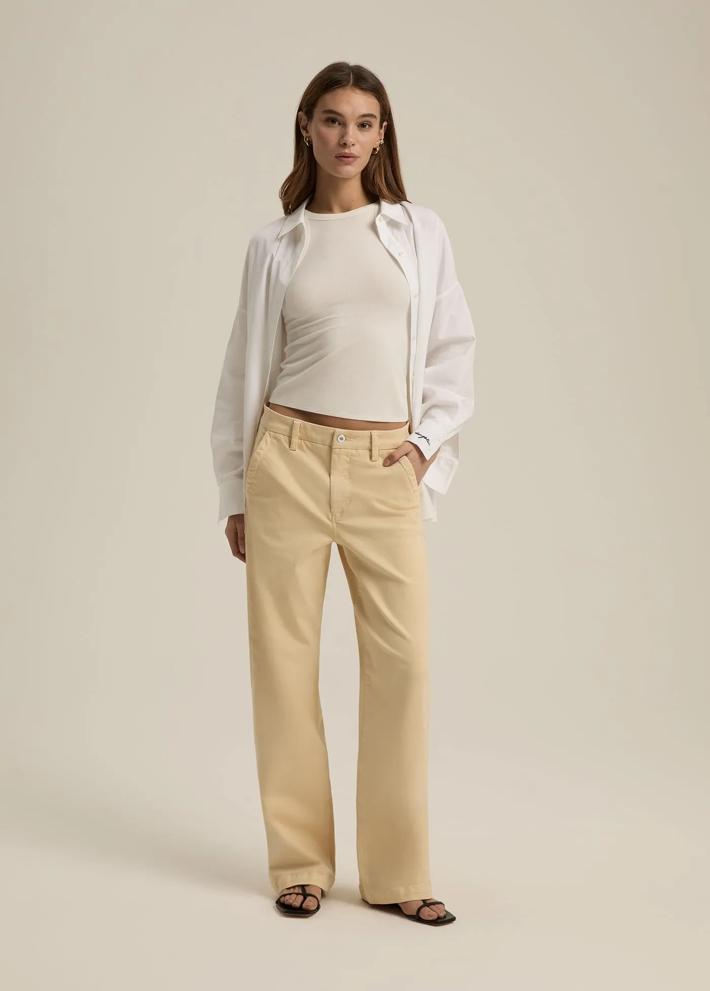 THE TAYLOR LOW RISE TROUSER sold by Favorite Daughter product image thumbnail 2