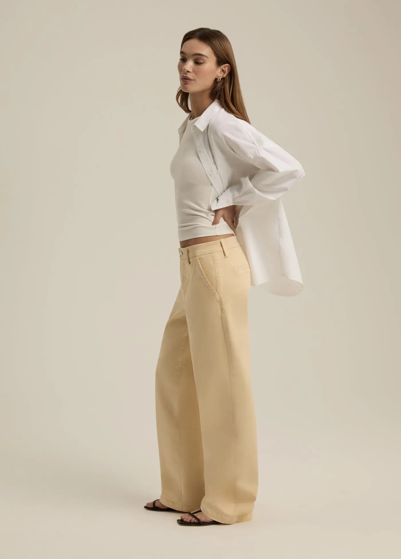 THE TAYLOR LOW RISE TROUSER sold by Favorite Daughter product image thumbnail 4