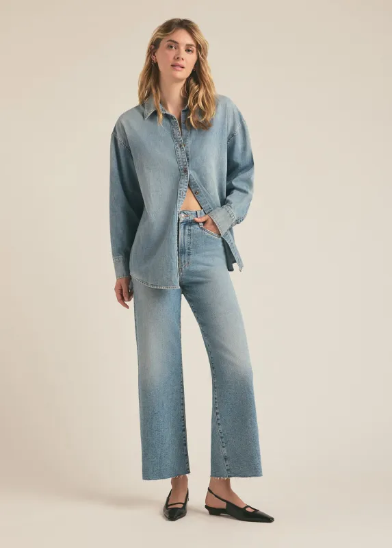 THE MISCHA SUPER HIGH RISE WIDE LEG ANKLE sold by Favorite Daughter