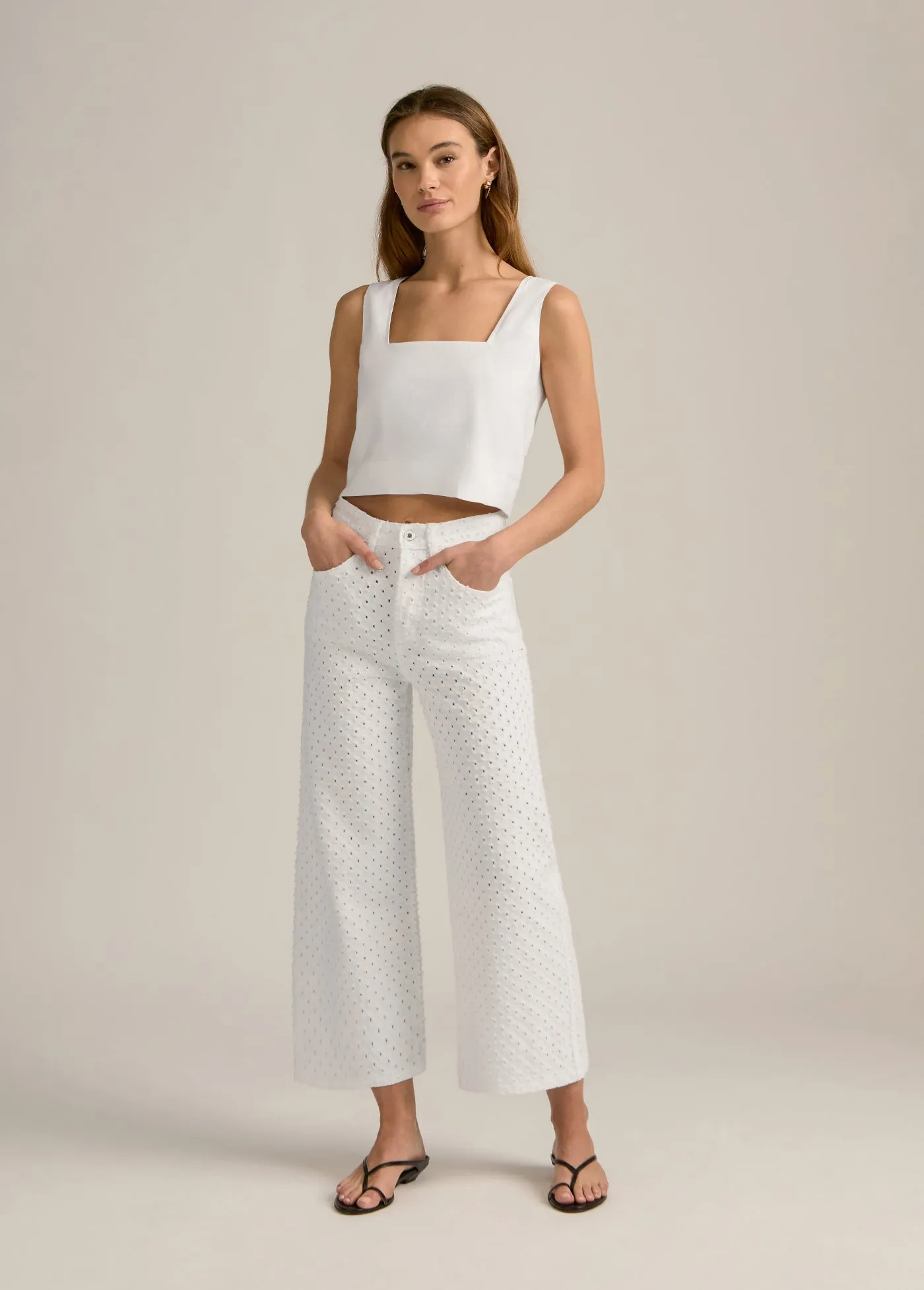 THE MASHA SUPER HIGH RISE WIDE LEG CROP sold by Favorite Daughter product image thumbnail 5