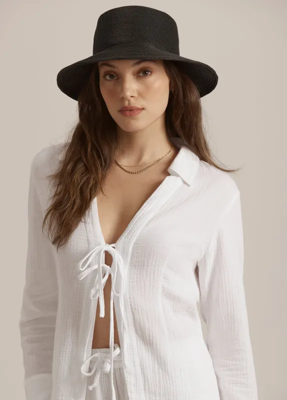 FAVORITE DAUGHTER X MONROWE PACKABLE BEACH HAT sold by Favorite Daughter