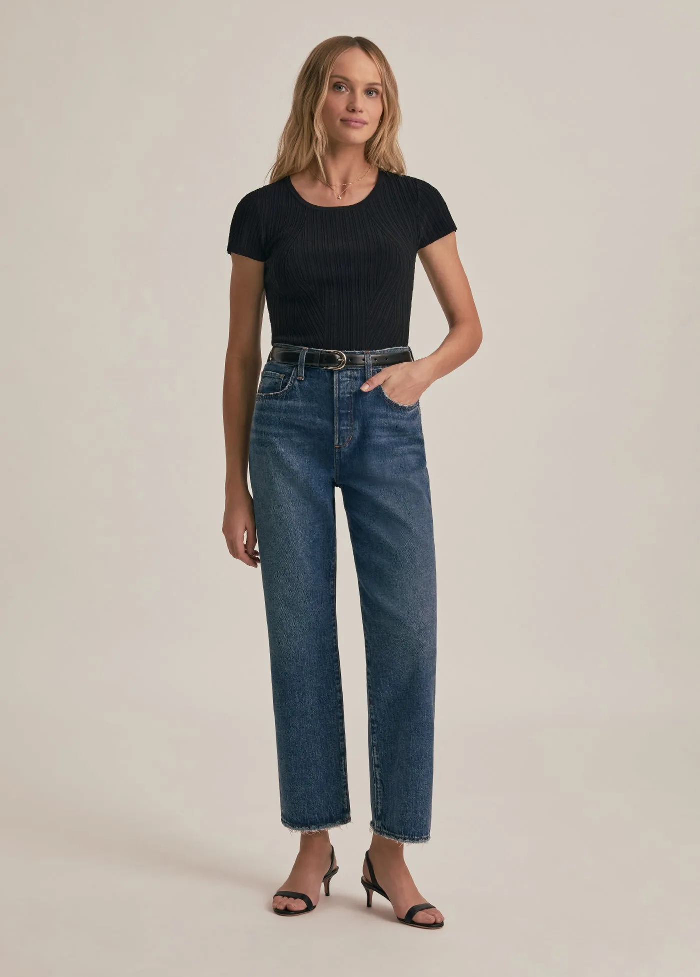 THE KENNEDY CAP SLEEVE TOP sold by Favorite Daughter product image thumbnail 3