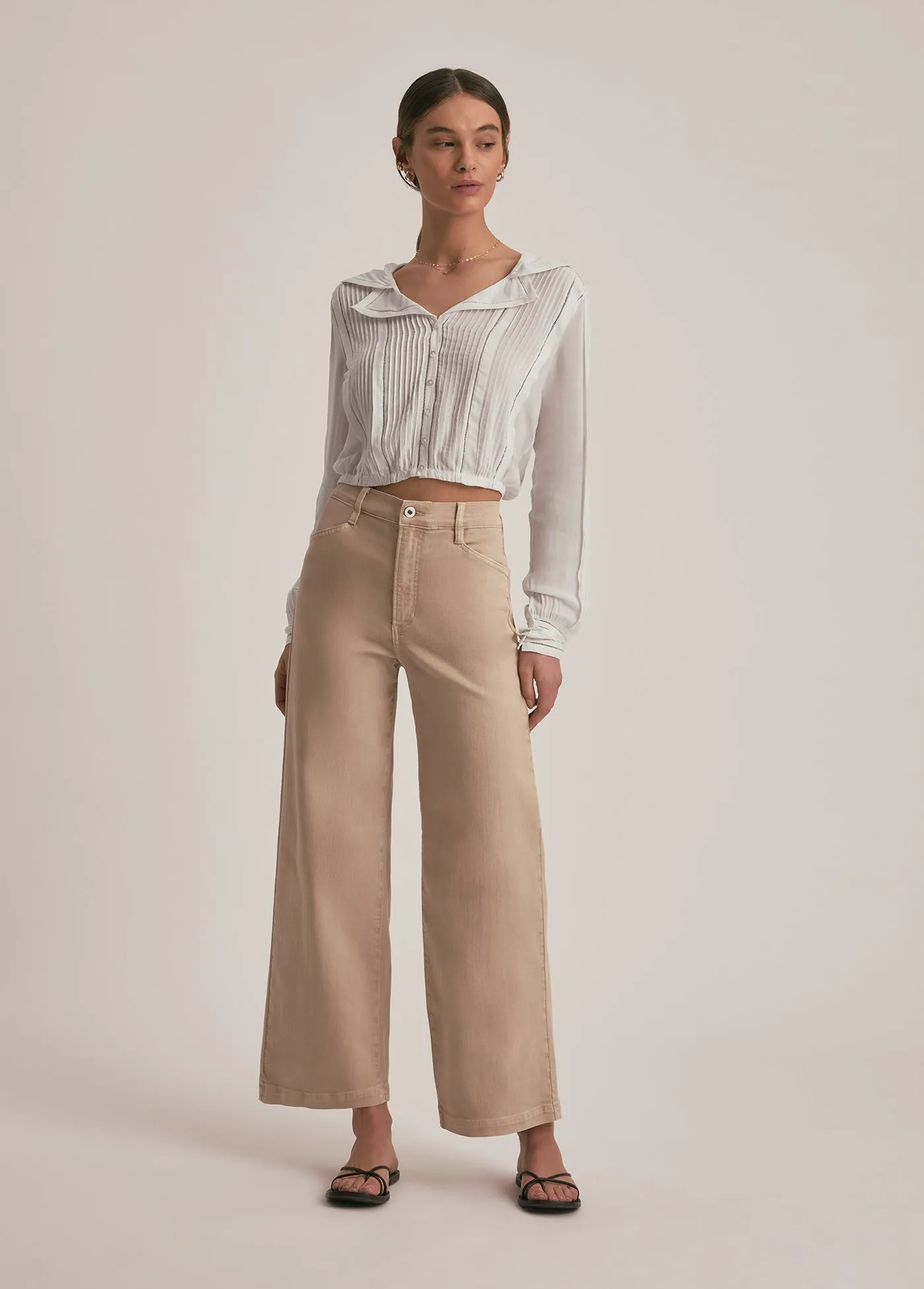 THE MISCHA SUPER HIGH RISE WIDE LEG ANKLE sold by Favorite Daughter product image thumbnail 2