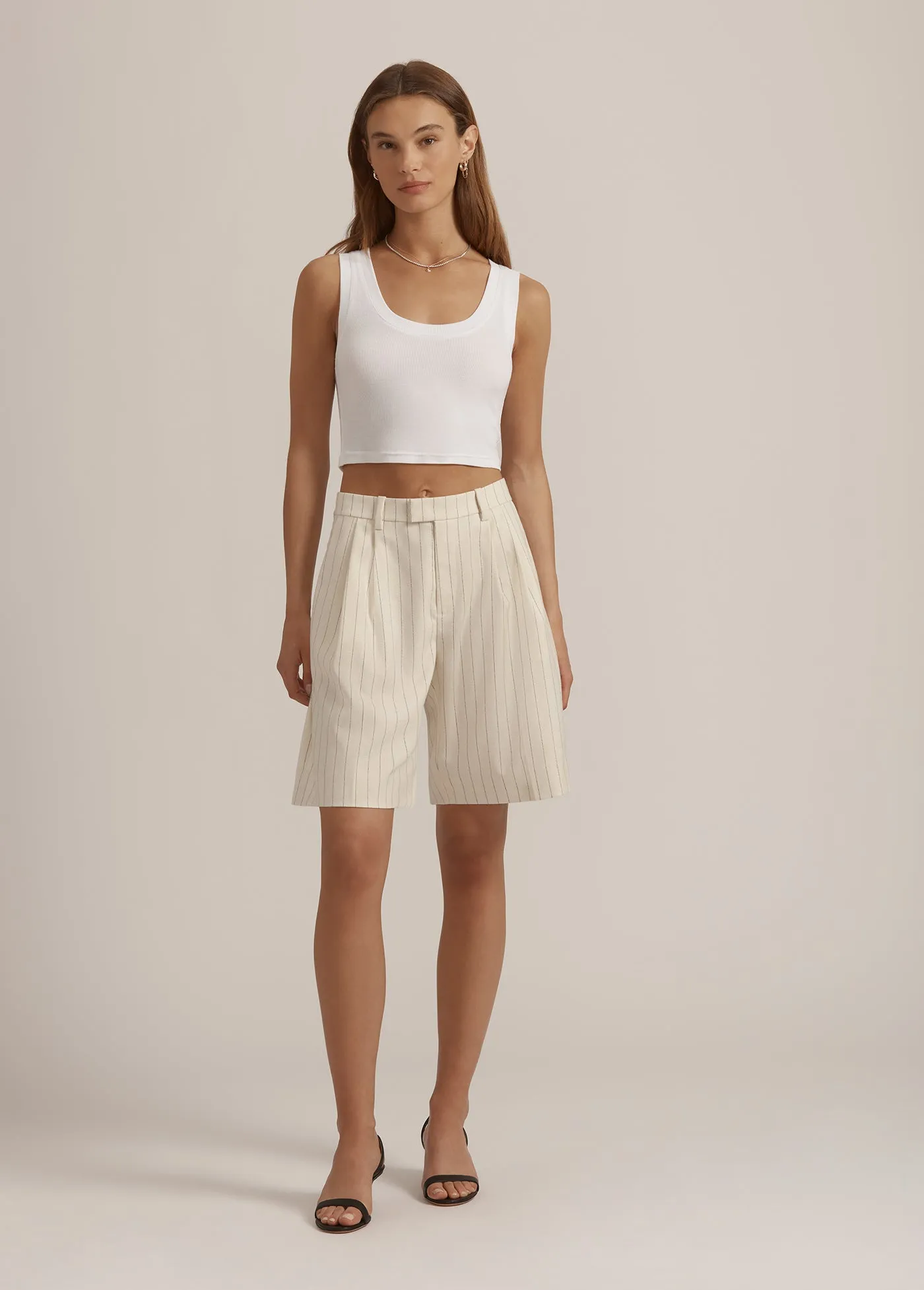 THE CUTTING IT CLOSE CROP TANK sold by Favorite Daughter product image thumbnail 3