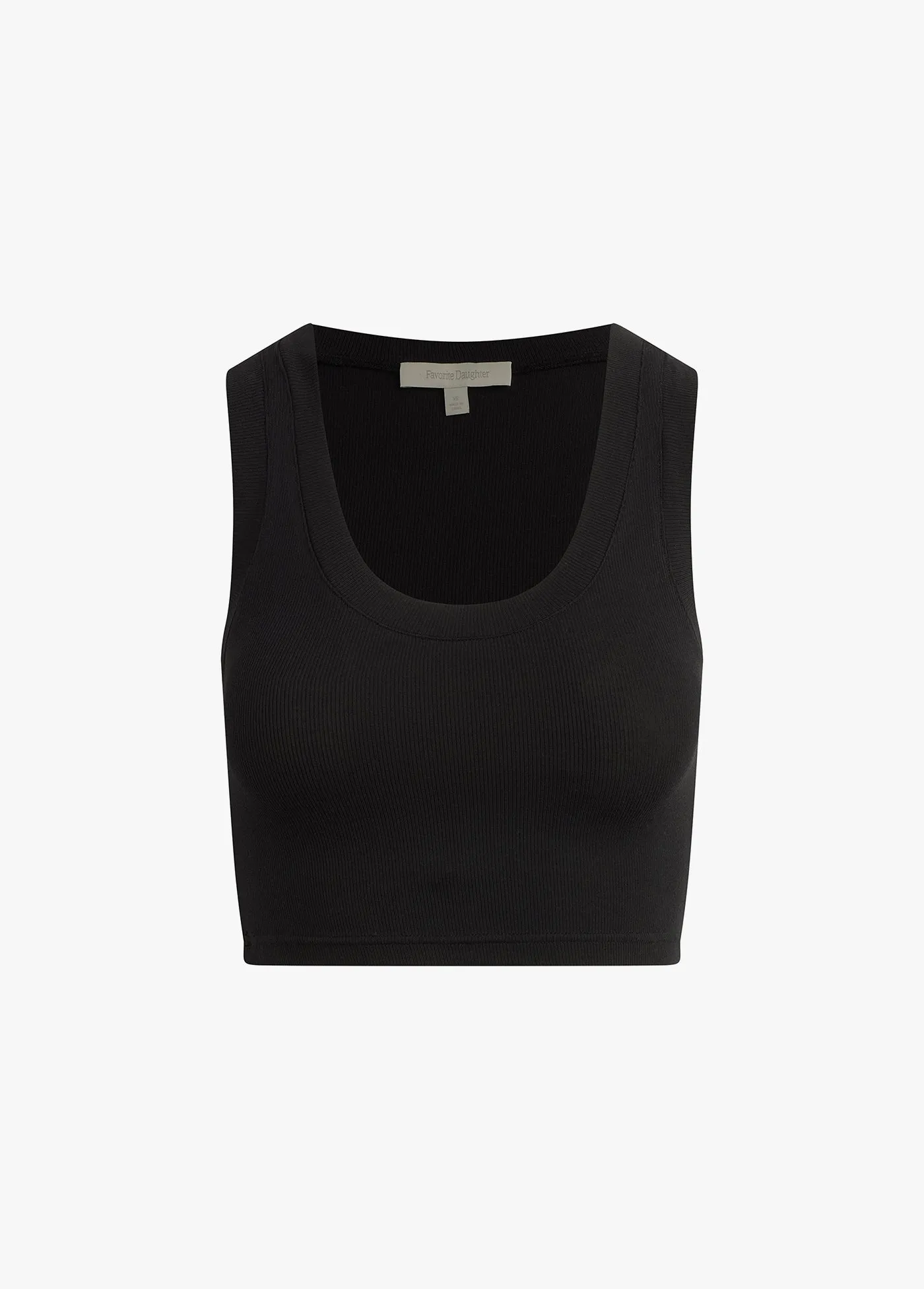 THE CUTTING IT CLOSE CROP TANK sold by Favorite Daughter product image thumbnail 5