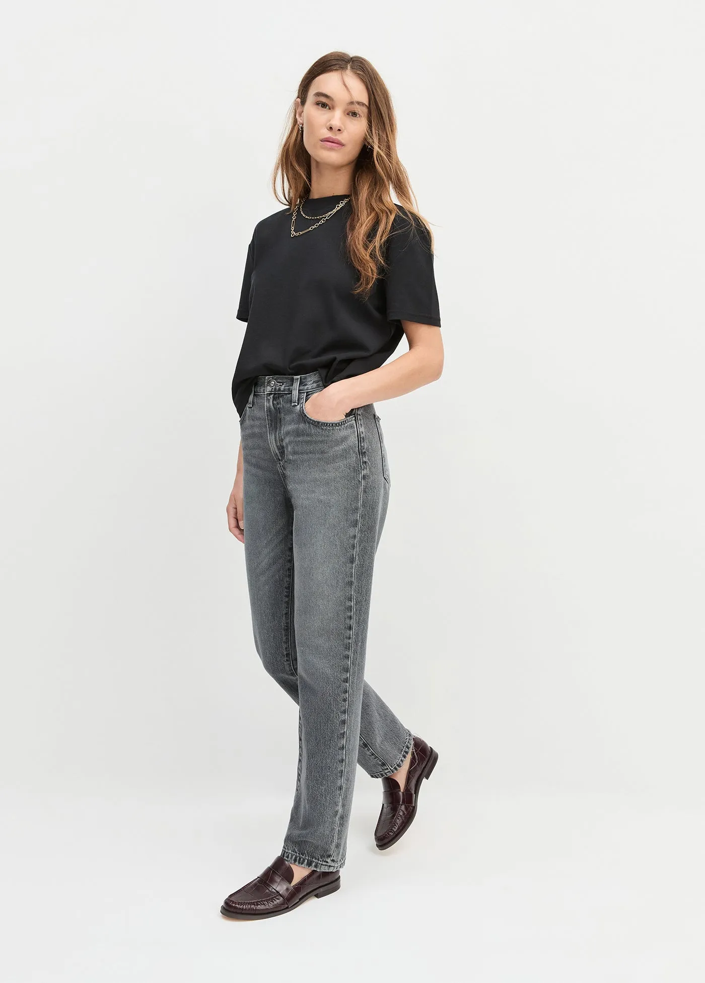 THE EVERYDAY SHORT SLEEVE TEE sold by Favorite Daughter product image thumbnail 4