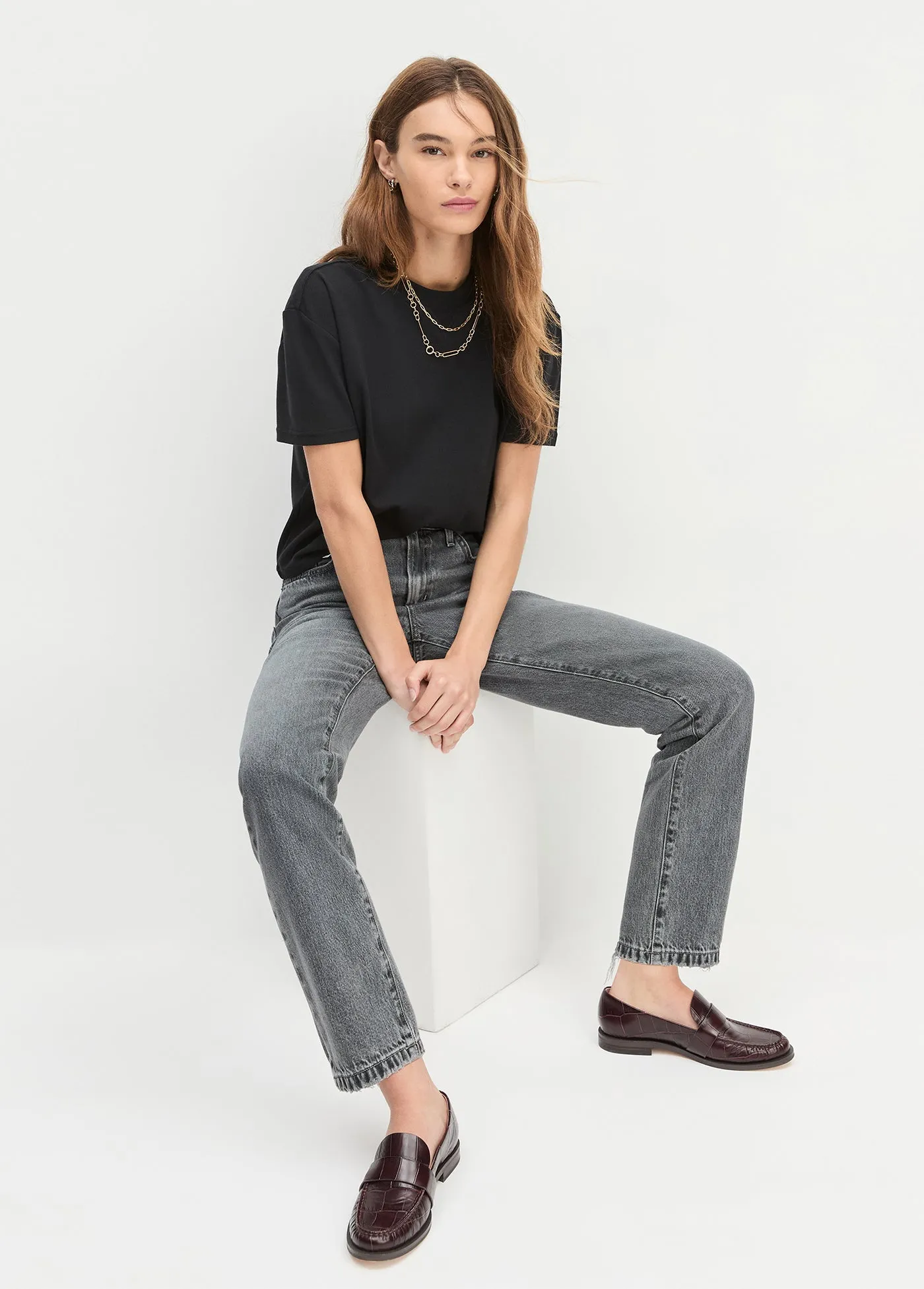 THE EVERYDAY SHORT SLEEVE TEE sold by Favorite Daughter