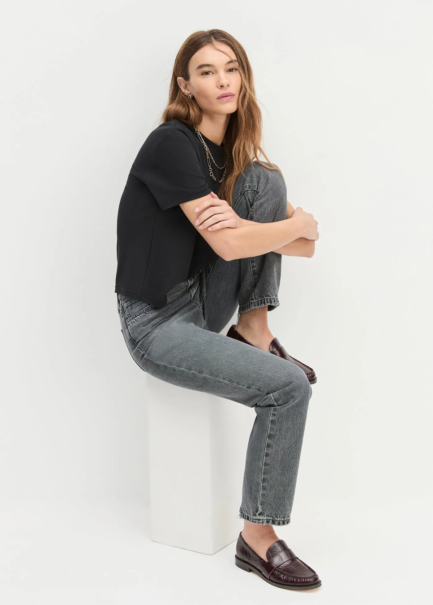 THE EVERYDAY SHORT SLEEVE TEE sold by Favorite Daughter product image thumbnail 2