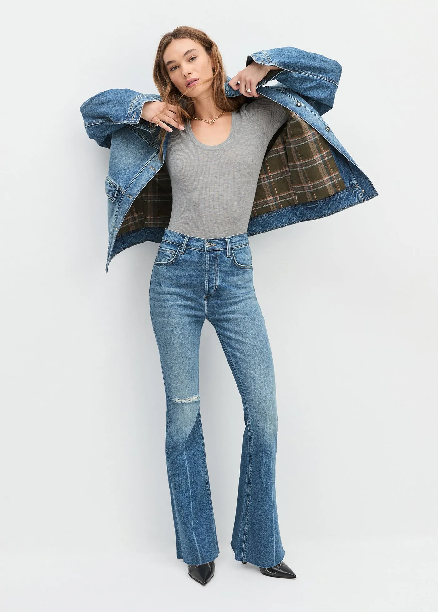 THE TAKE IT EASY LONG SLEEVE TOP sold by Favorite Daughter product image thumbnail 3