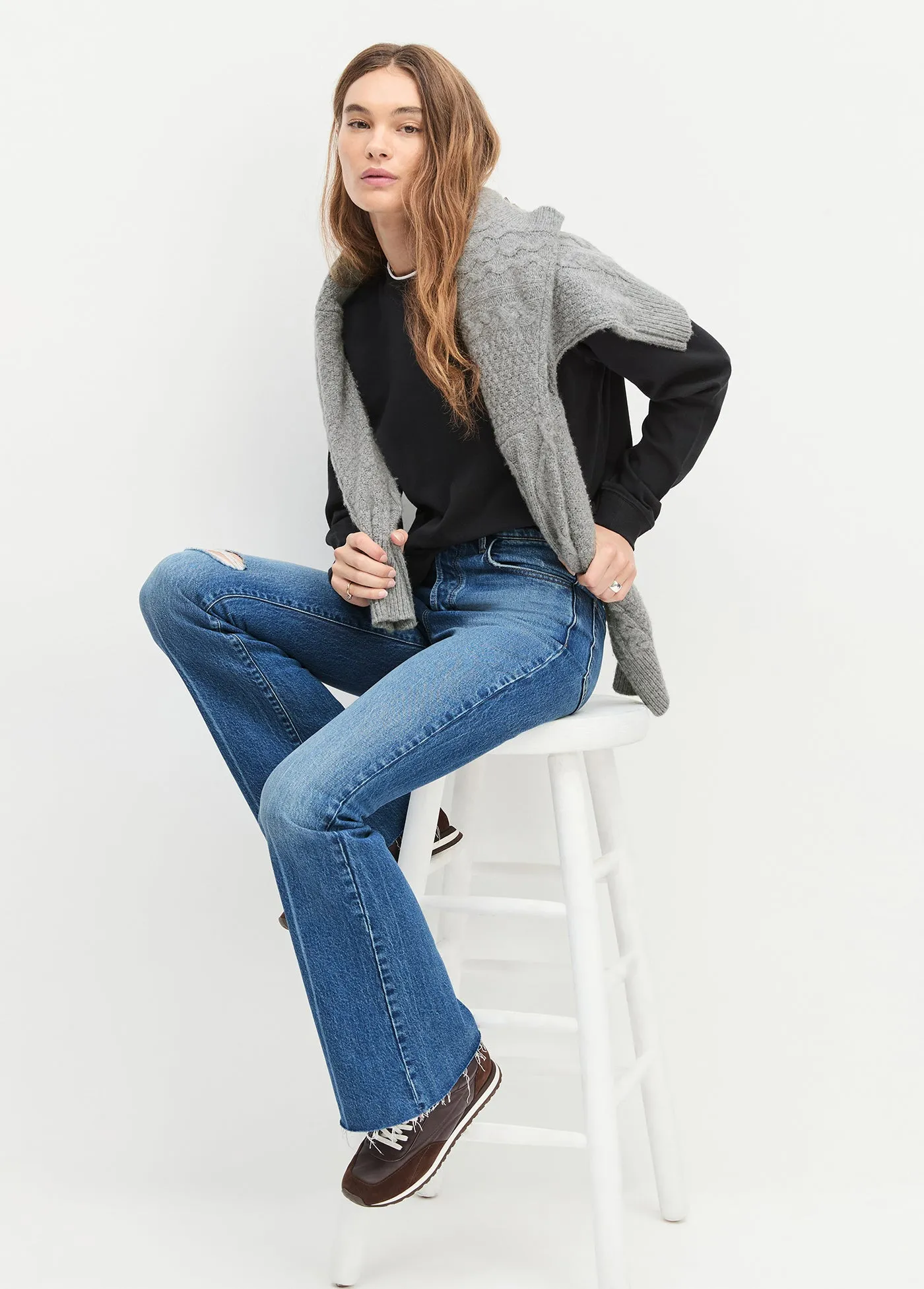 THE EVERYDAY LONG SLEEVE TEE sold by Favorite Daughter product image thumbnail 4