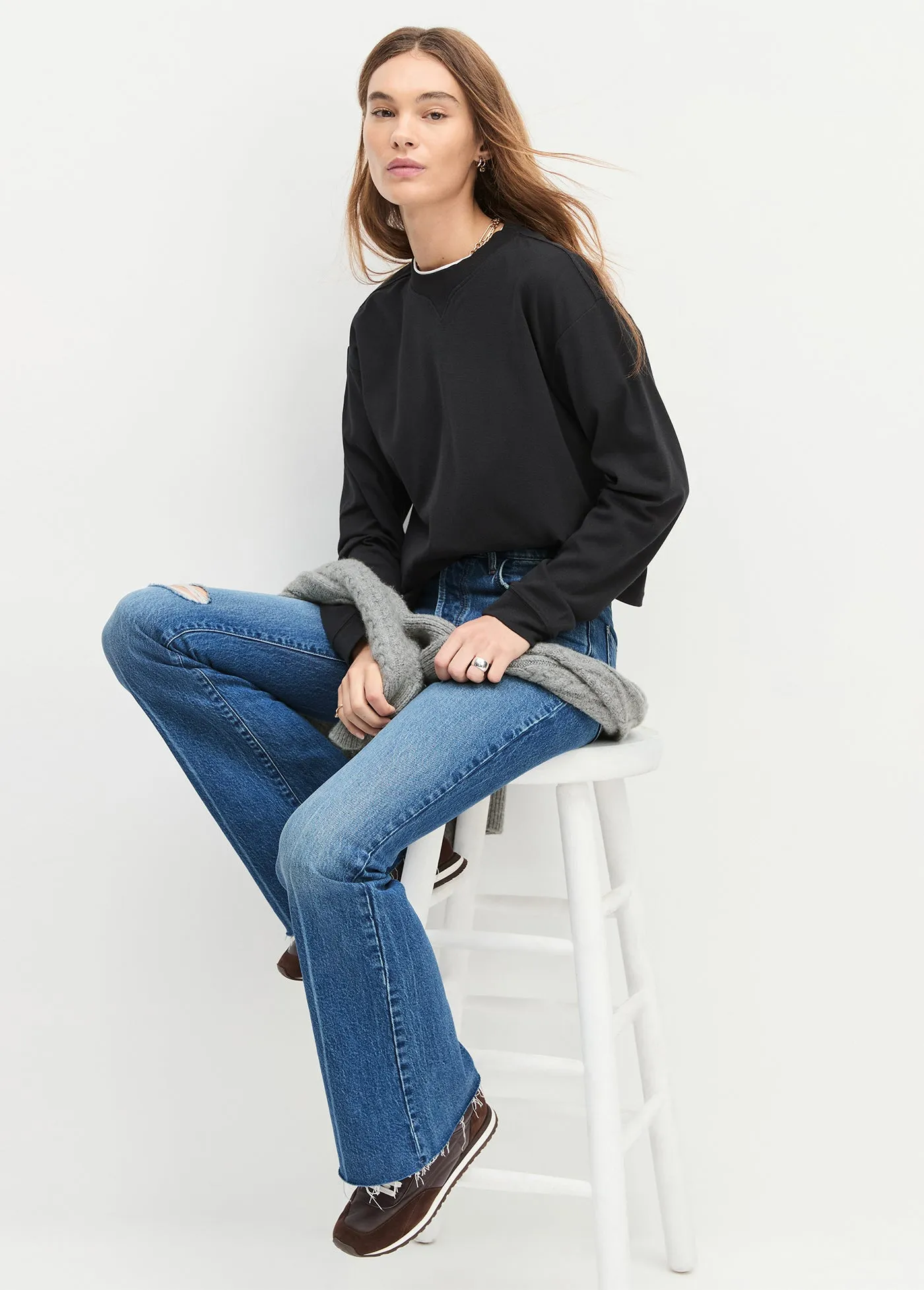 THE EVERYDAY LONG SLEEVE TEE sold by Favorite Daughter product image thumbnail 2