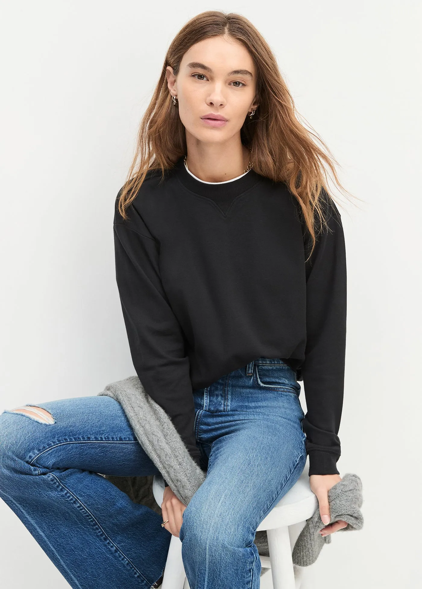 THE EVERYDAY LONG SLEEVE TEE sold by Favorite Daughter