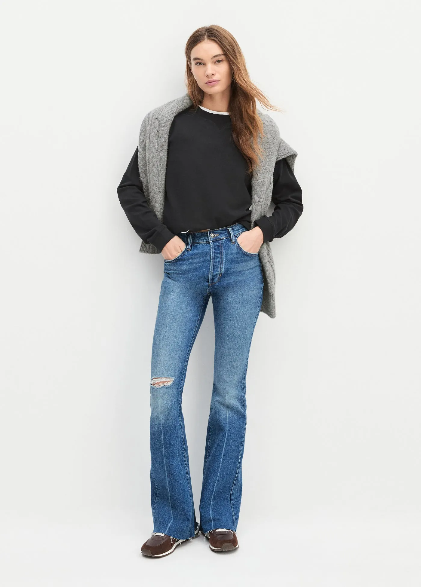 THE EVERYDAY LONG SLEEVE TEE sold by Favorite Daughter product image thumbnail 3