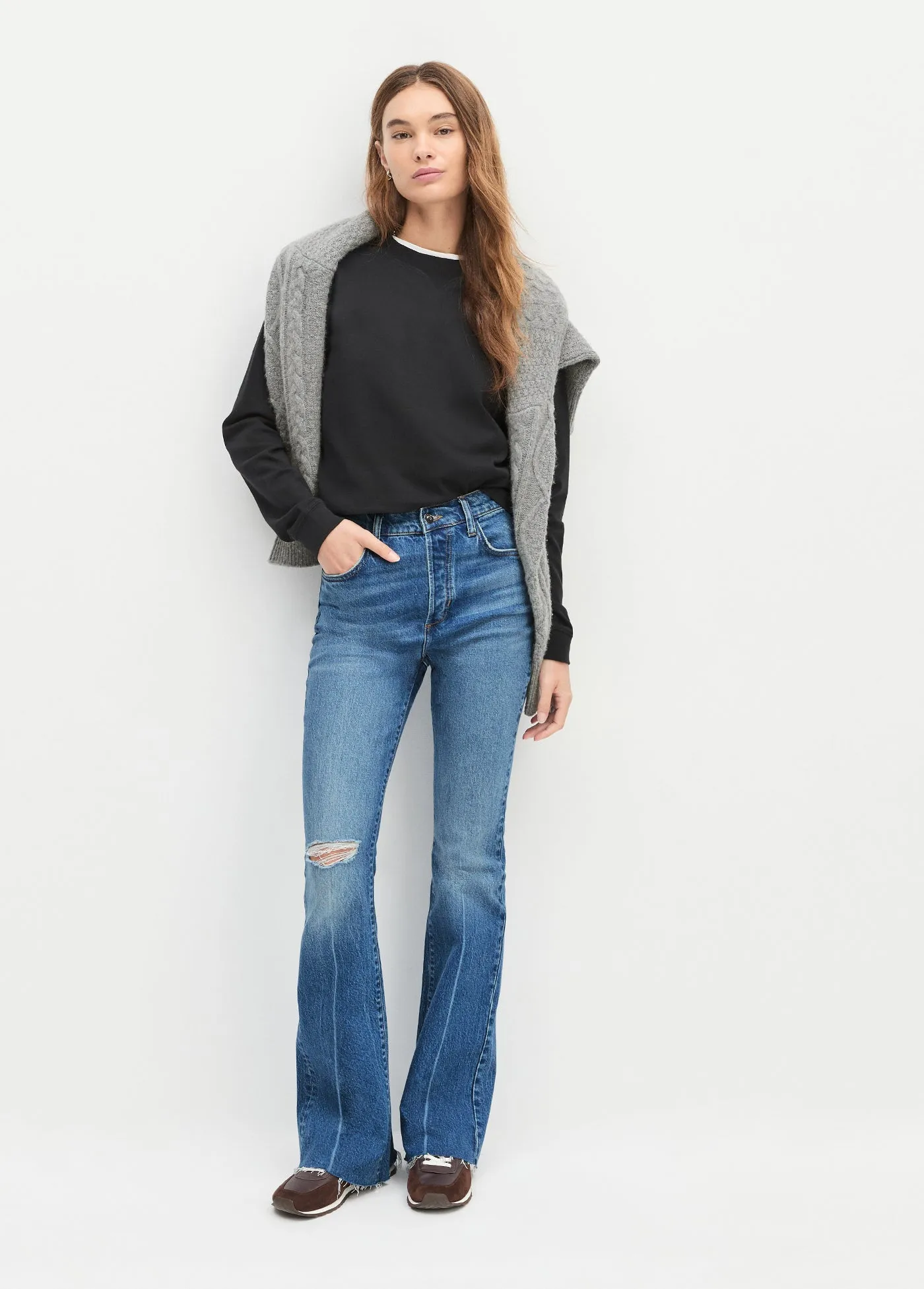 THE EVERYDAY LONG SLEEVE TEE sold by Favorite Daughter product image thumbnail 5