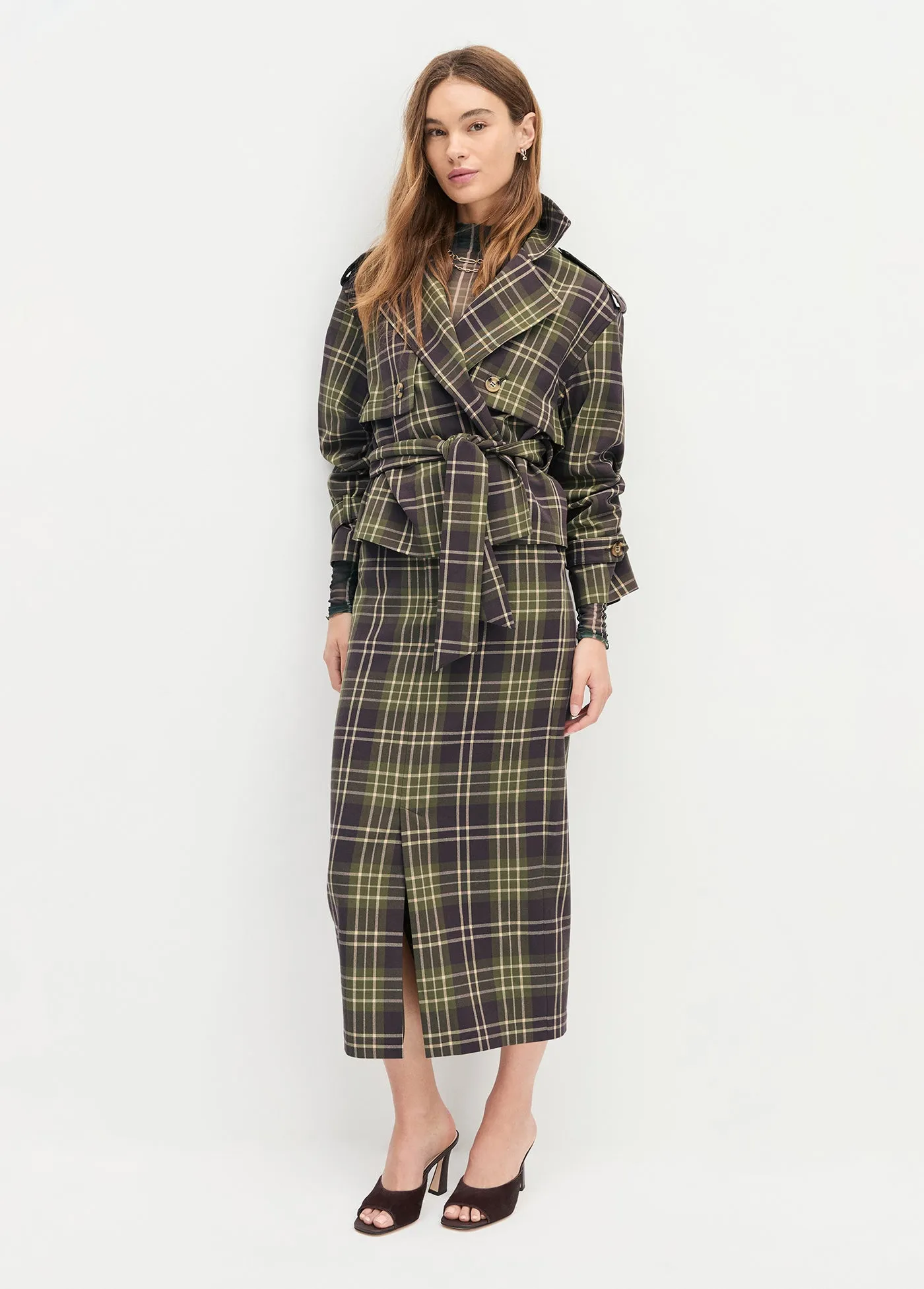 THE CROPPED CHARLES TRENCH sold by Favorite Daughter product image thumbnail 2
