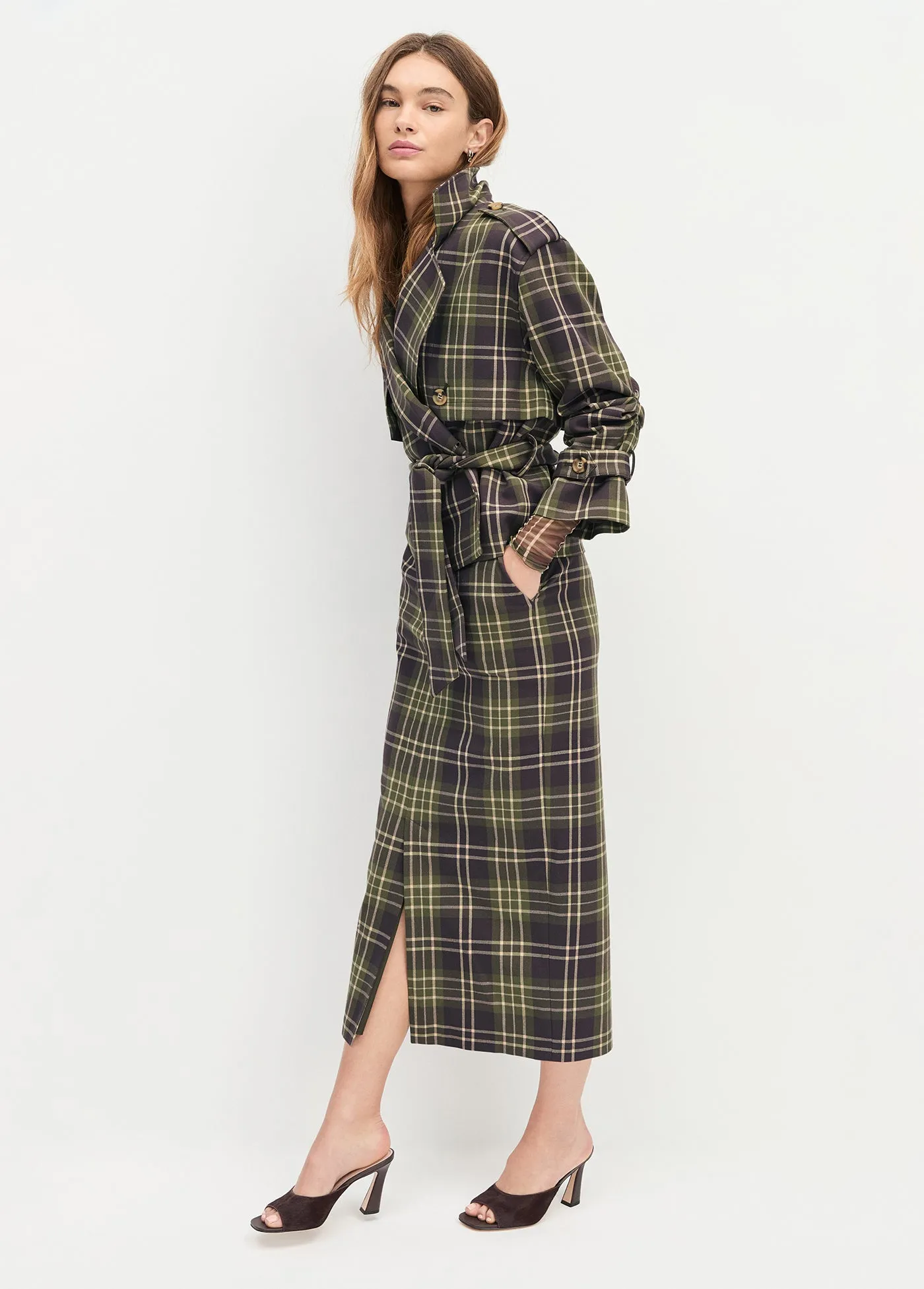 THE CROPPED CHARLES TRENCH sold by Favorite Daughter product image thumbnail 3