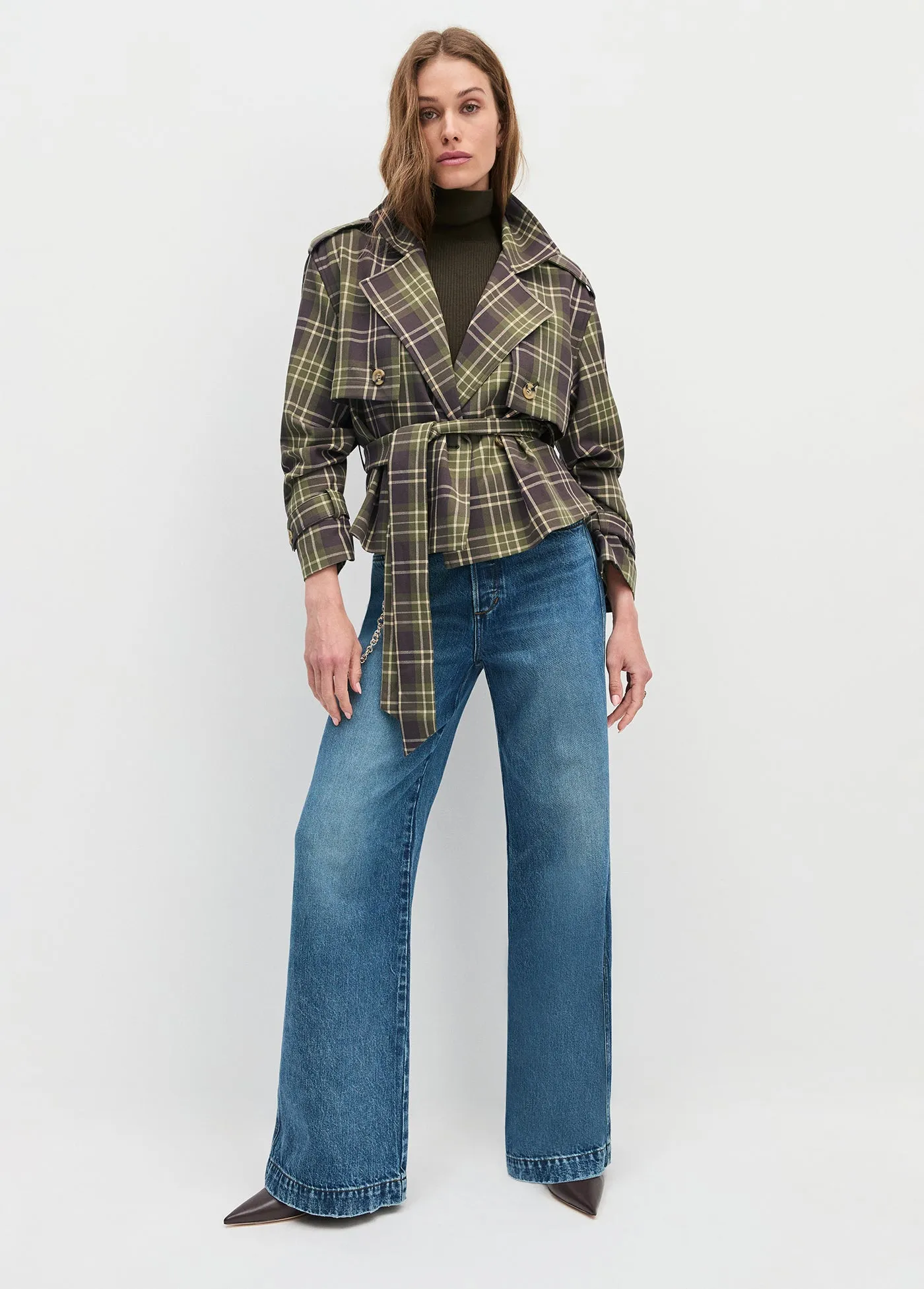 THE CROPPED CHARLES TRENCH sold by Favorite Daughter
