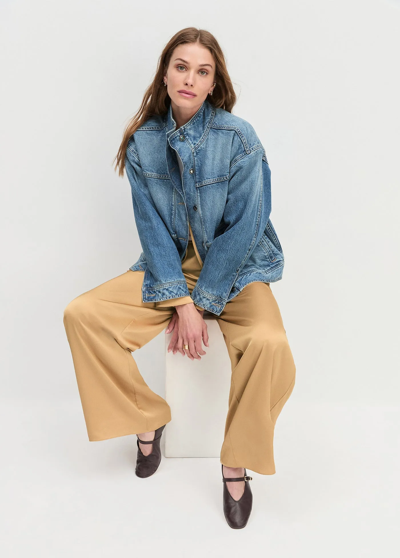 THE EFFORTLESS WIDE LEG PANT sold by Favorite Daughter product image thumbnail 4