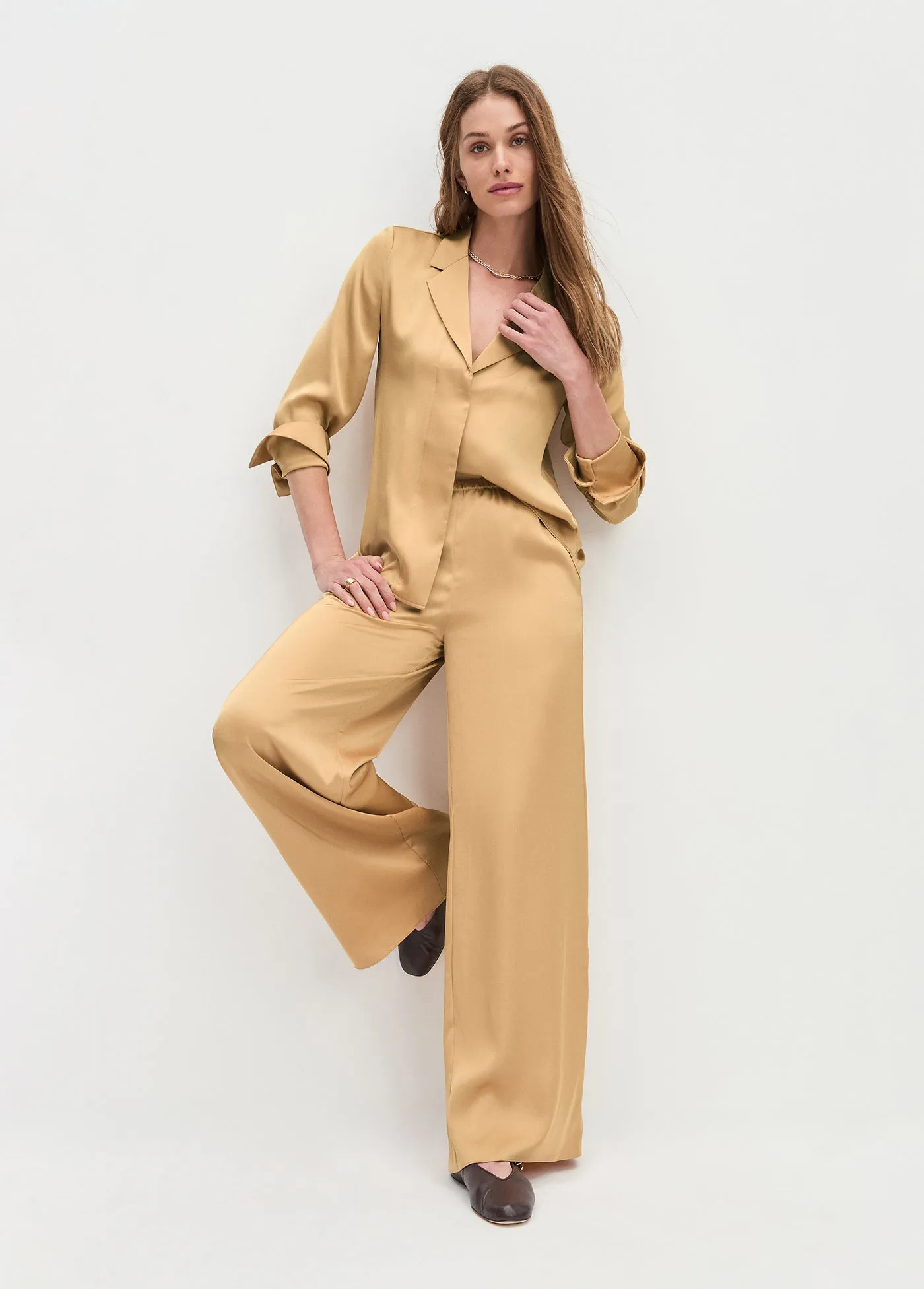 THE EFFORTLESS WIDE LEG PANT sold by Favorite Daughter product image thumbnail 2