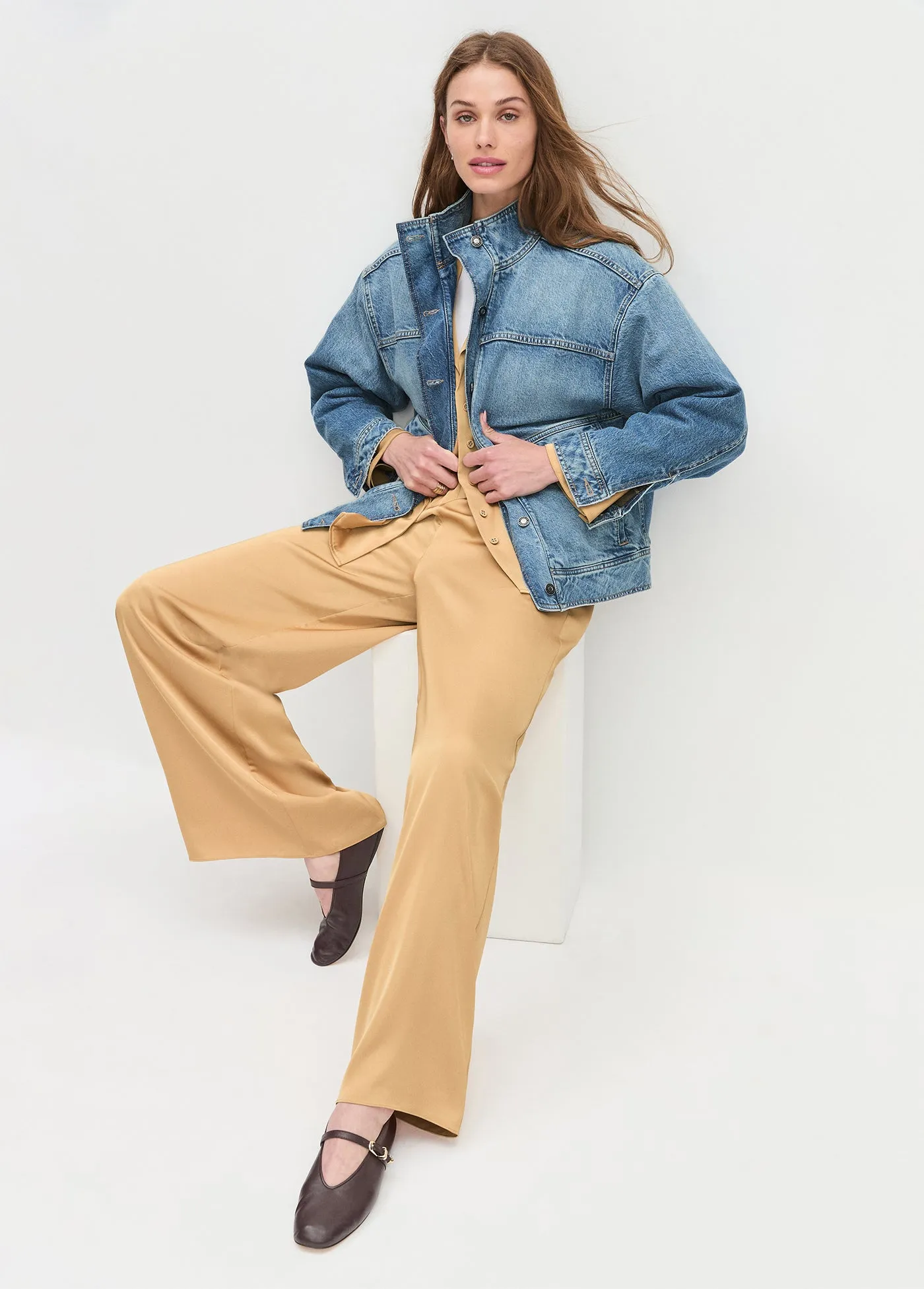 THE EFFORTLESS WIDE LEG PANT sold by Favorite Daughter product image thumbnail 5