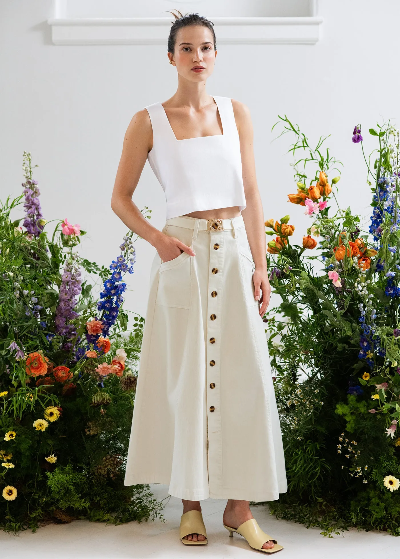 THE LILA SKIRT sold by Favorite Daughter