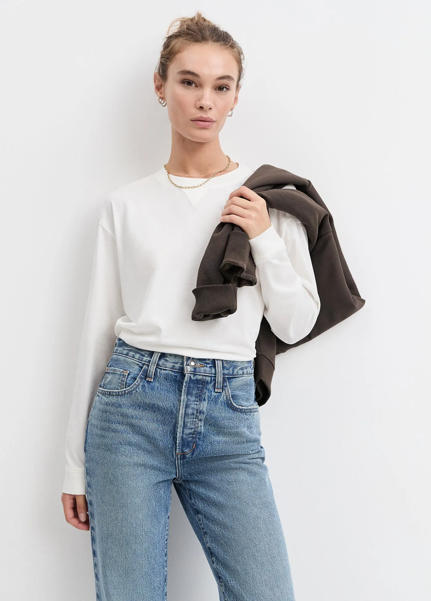 THE EVERYDAY LONG SLEEVE TEE sold by Favorite Daughter product image thumbnail 3
