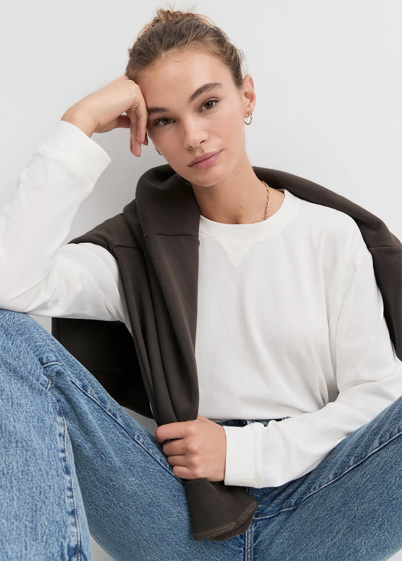 THE EVERYDAY LONG SLEEVE TEE sold by Favorite Daughter product image thumbnail 2