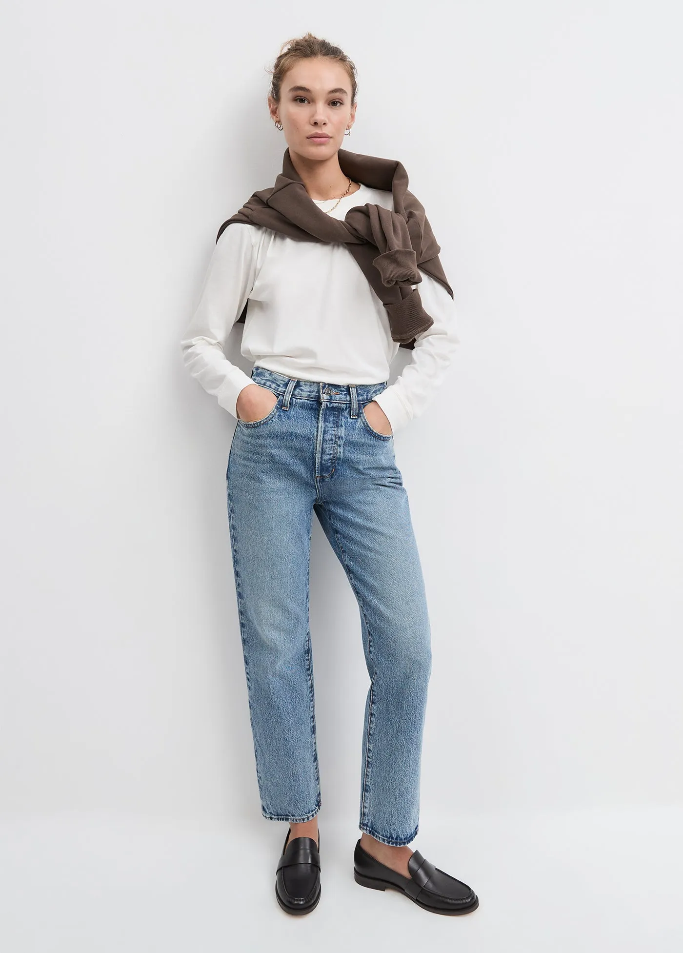 THE EVERYDAY LONG SLEEVE TEE sold by Favorite Daughter product image thumbnail 4
