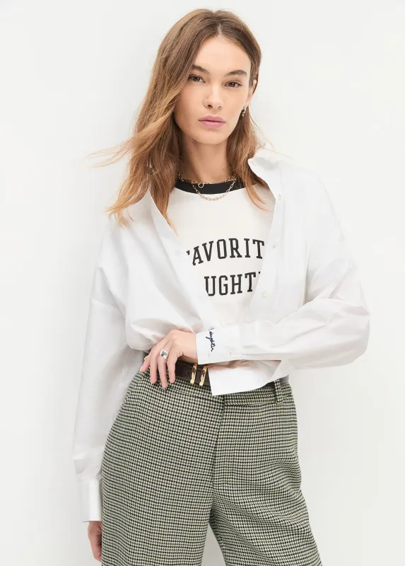 THE COLLEGIATE RINGER TEE sold by Favorite Daughter