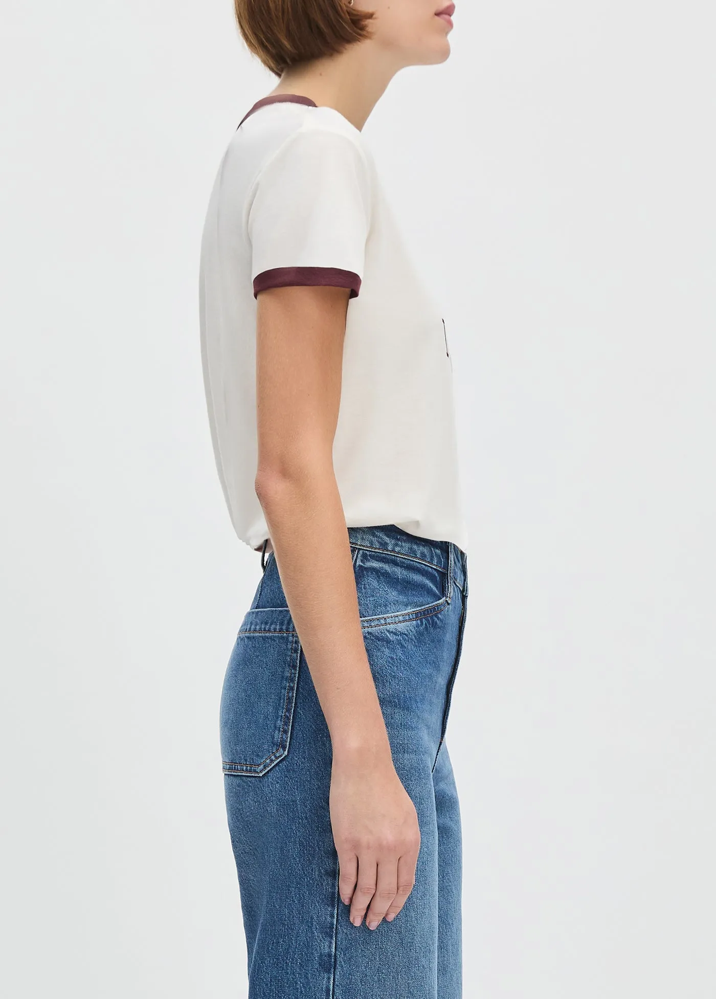 THE COLLEGIATE RINGER TEE sold by Favorite Daughter product image thumbnail 4