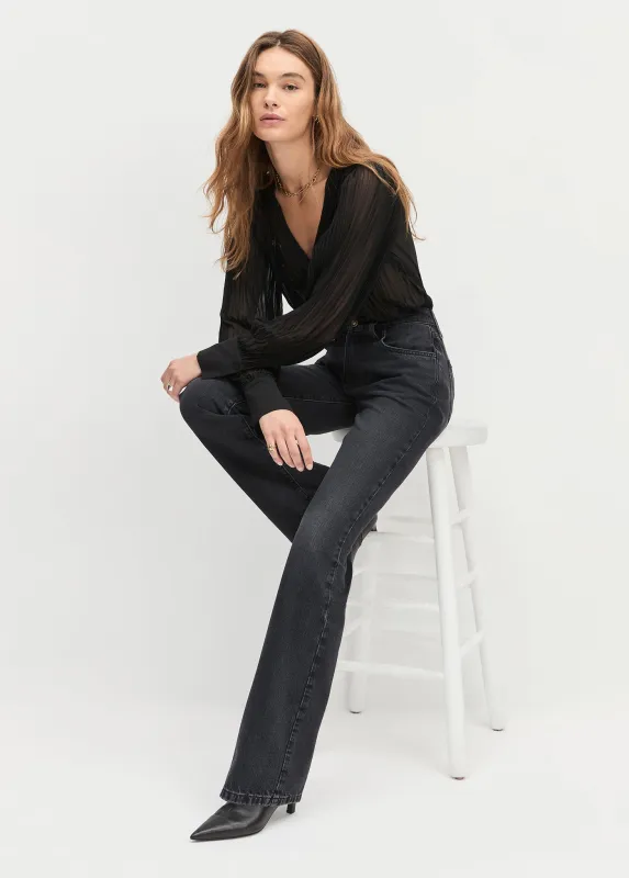 THE VALENTINA SUPER HIGH RISE MINI BOOT sold by Favorite Daughter