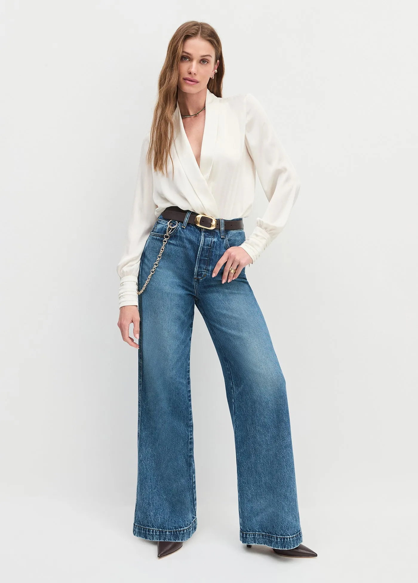 THE MASHA SUPER HIGH RISE WIDE LEG sold by Favorite Daughter product image thumbnail 2