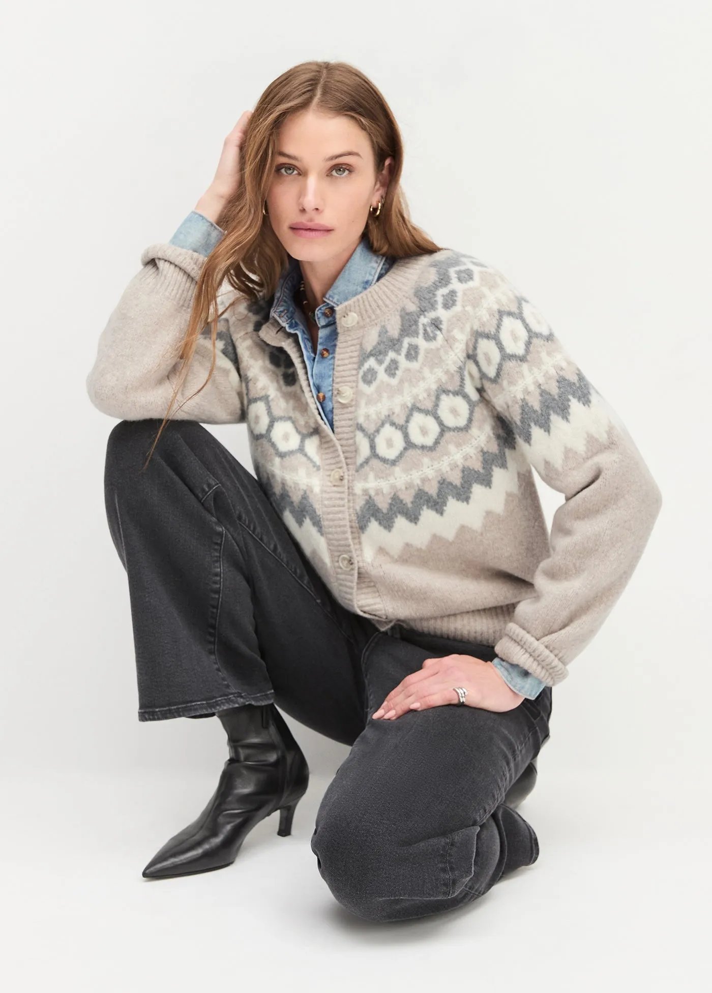 THE SNOWED IN CARDIGAN sold by Favorite Daughter product image thumbnail 3