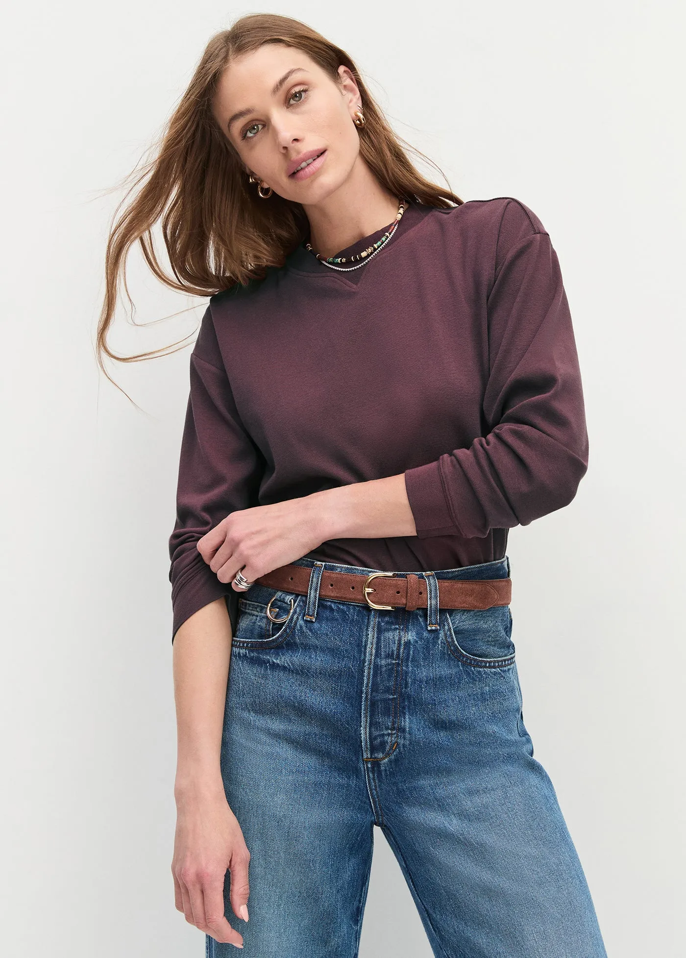 THE EVERYDAY LONG SLEEVE TEE sold by Favorite Daughter