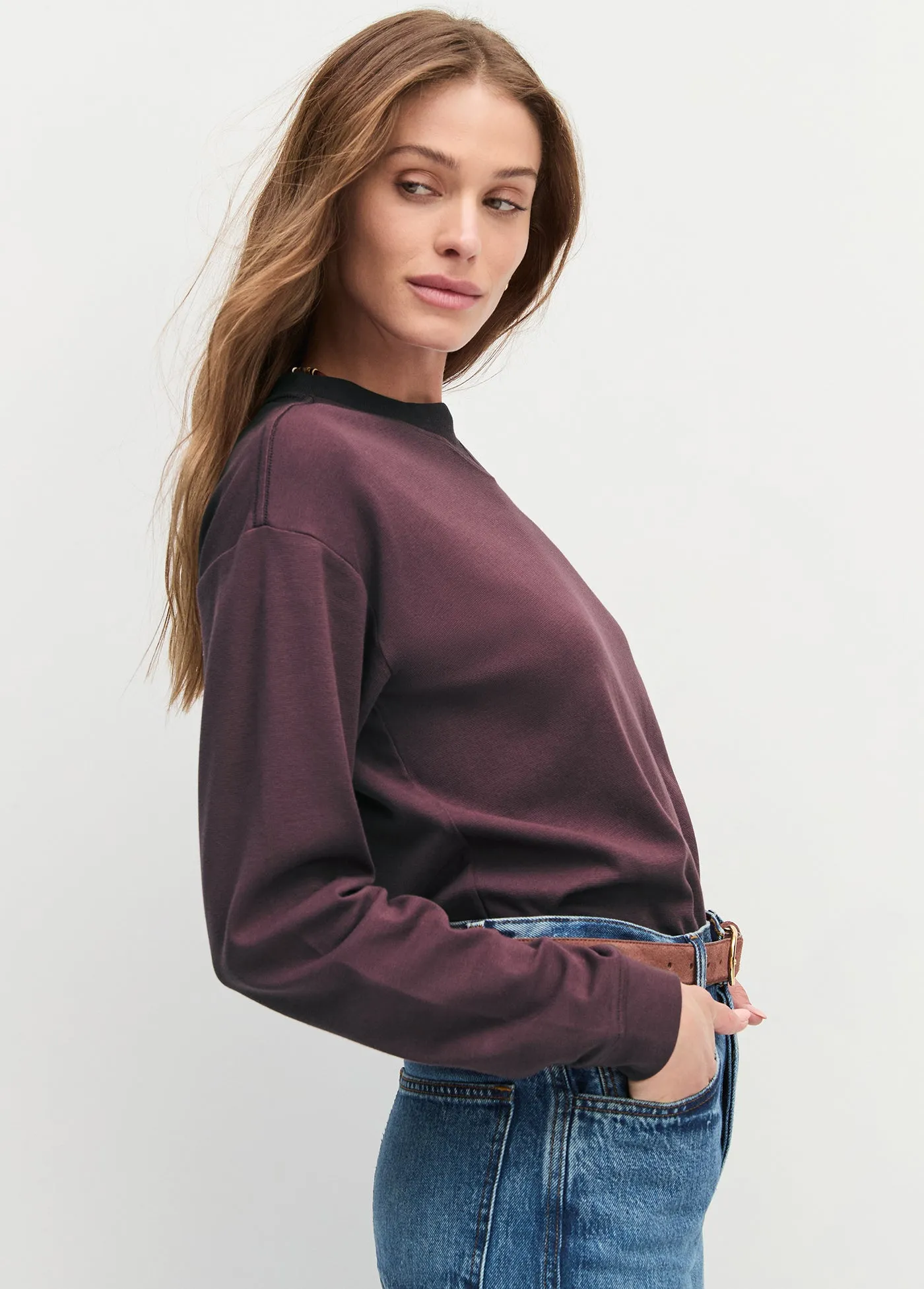 THE EVERYDAY LONG SLEEVE TEE sold by Favorite Daughter product image thumbnail 3