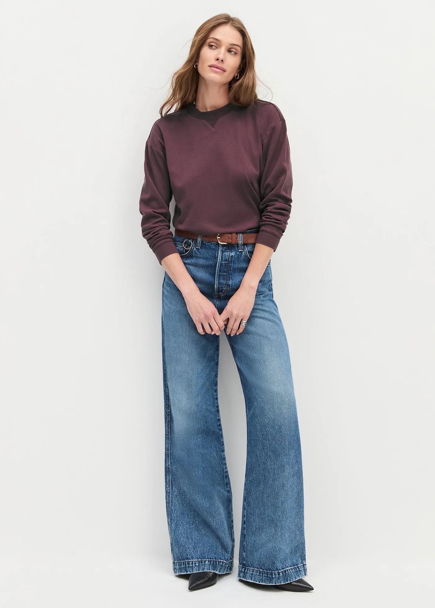 THE EVERYDAY LONG SLEEVE TEE sold by Favorite Daughter product image thumbnail 4