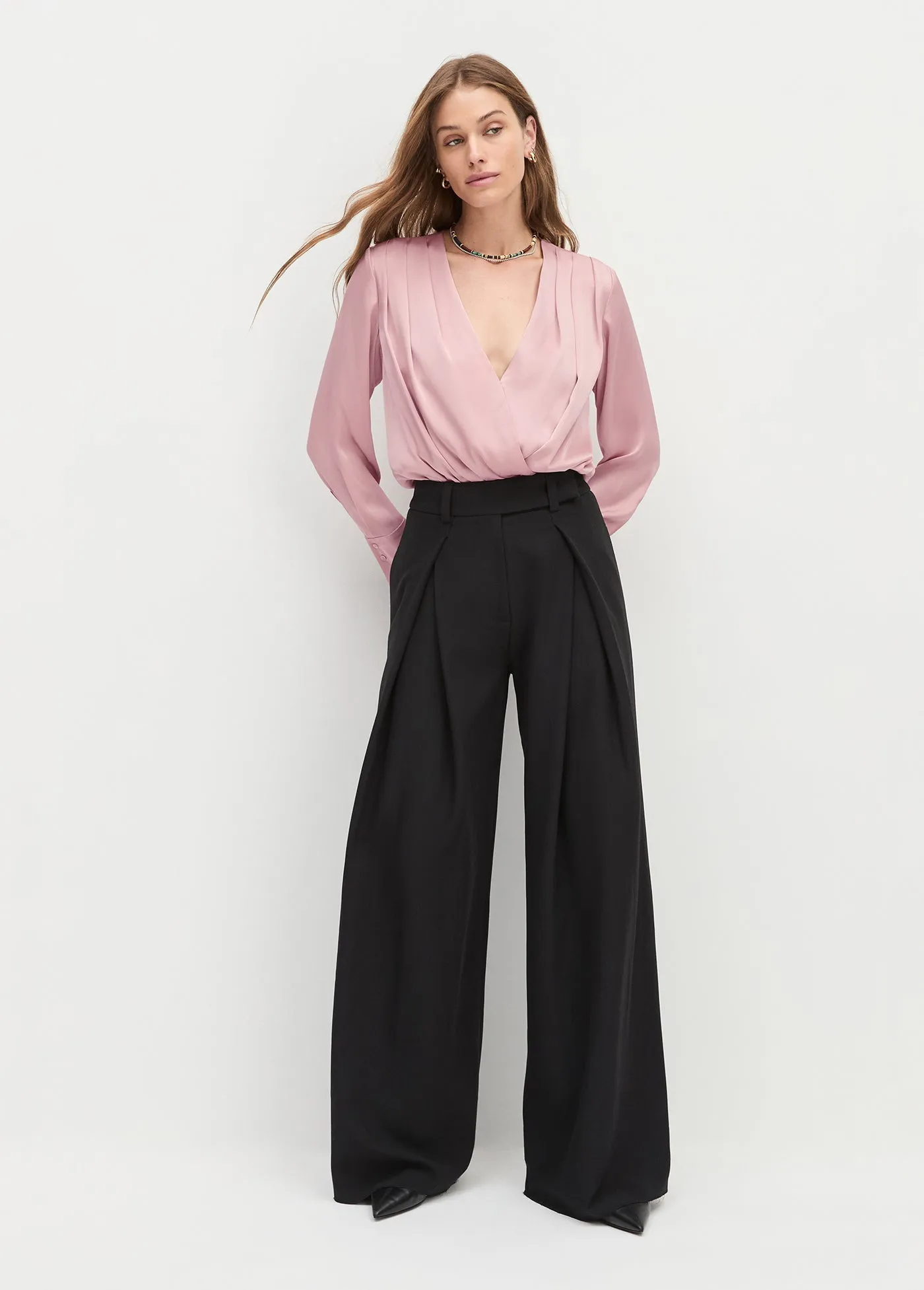 THE PLEATS FOR DAYS PANT sold by Favorite Daughter product image thumbnail 2