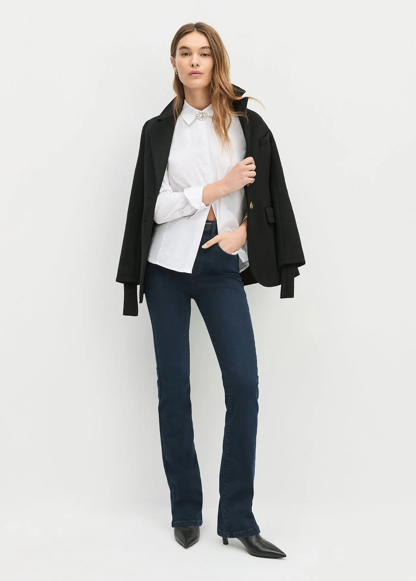 THE VALENTINA SUPER HIGH RISE MINI BOOT sold by Favorite Daughter product image thumbnail 3