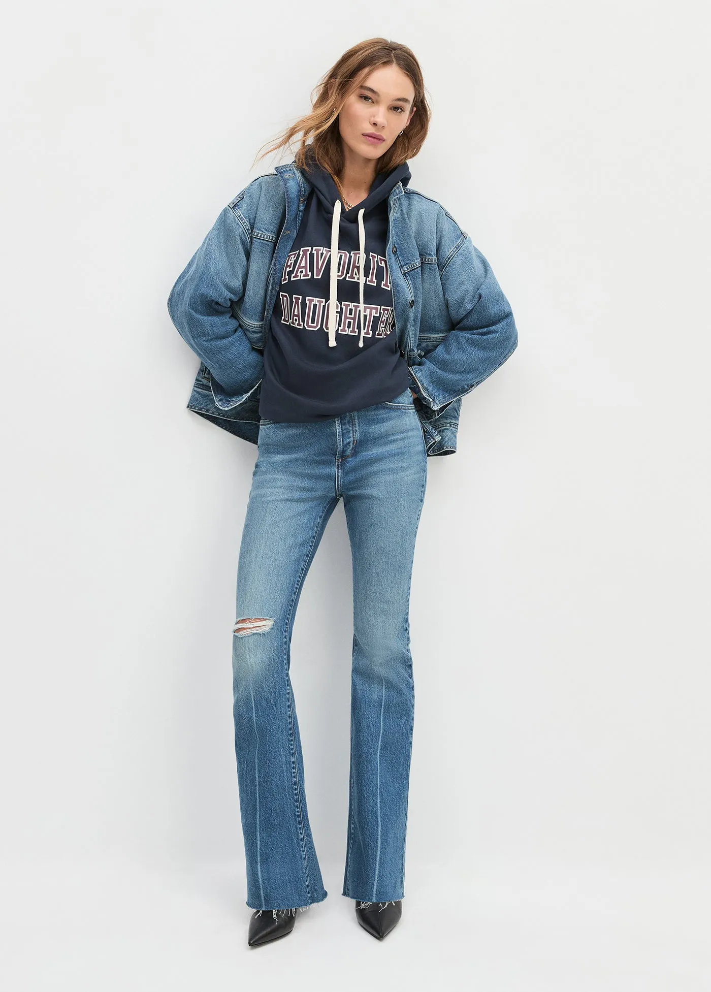 THE COLLEGIATE HOODIE sold by Favorite Daughter product image thumbnail 4