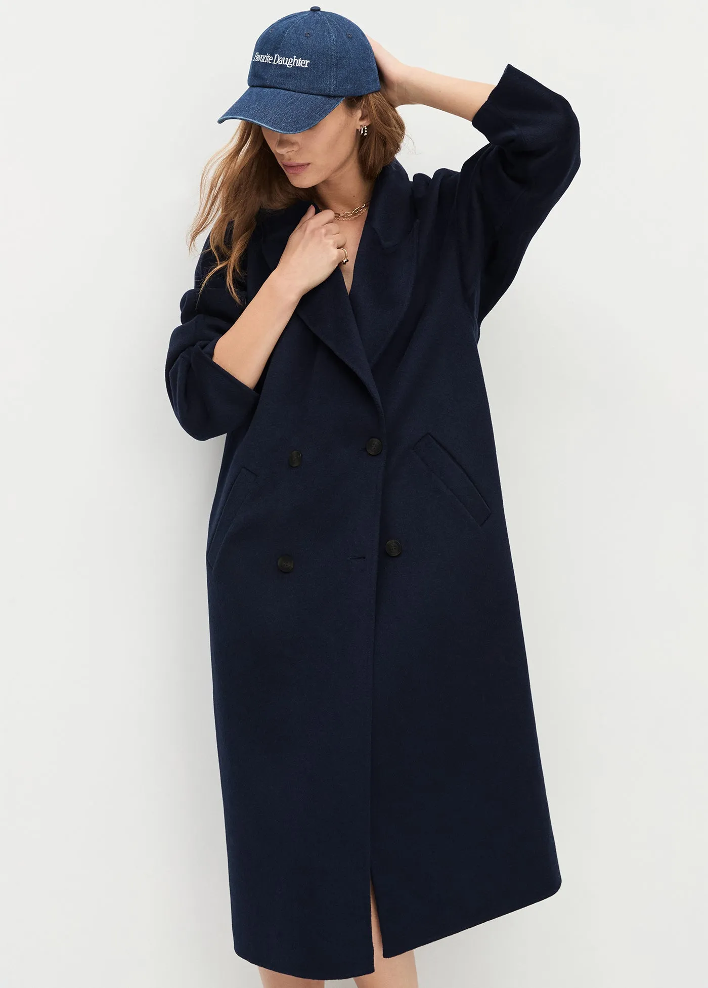 LOGO DENIM BASEBALL CAP sold by Favorite Daughter product image thumbnail 3