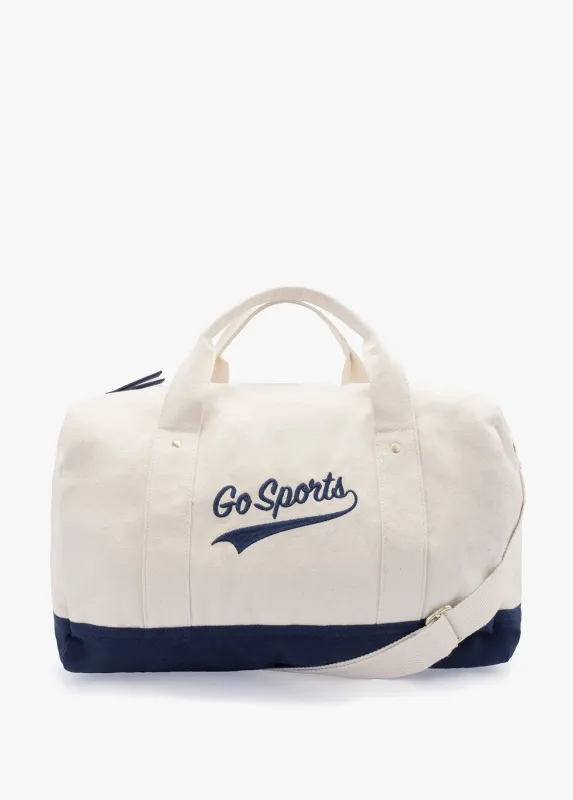 GO SPORTS CANVAS DUFFLE BAG sold by Favorite Daughter