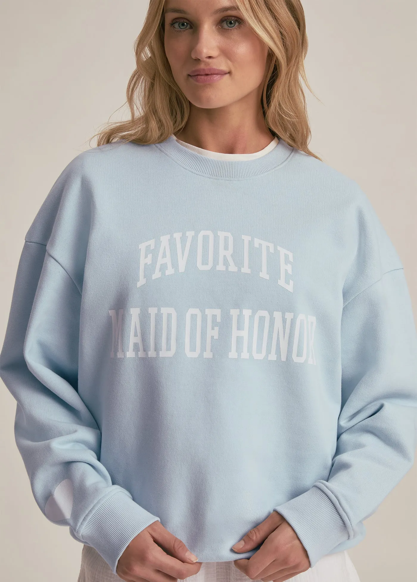 THE FAVORITE MAID OF HONOR SWEATSHIRT sold by Favorite Daughter