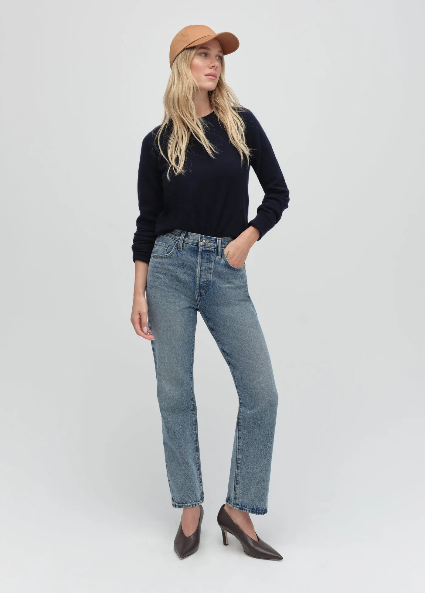 THE FAVORITE CASHMERE CREW sold by Favorite Daughter product image thumbnail 2