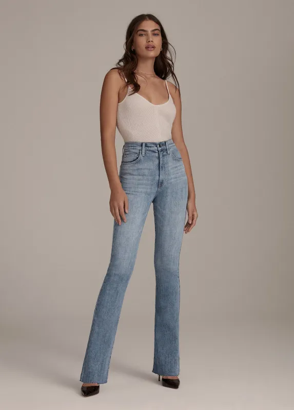 THE VALENTINA SUPER HIGH RISE MINI BOOT sold by Favorite Daughter