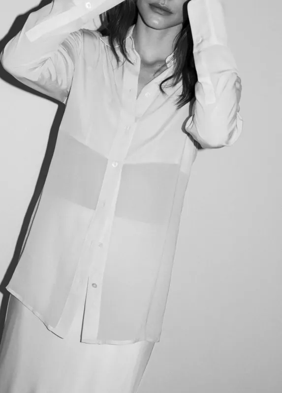 THE SHEER SOPHISTICATION TOP sold by Favorite Daughter