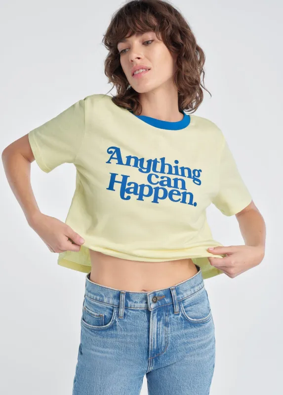 THE ANYTHING CAN HAPPEN TEE sold by Favorite Daughter